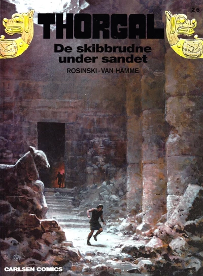 Cover of De skibbrudne under sandet
