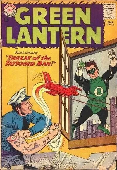 Cover of Threat Of The Tattooed Man!; The Green Lantern Disasters!