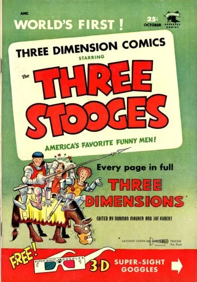 Cover of World's First 3-D Comic