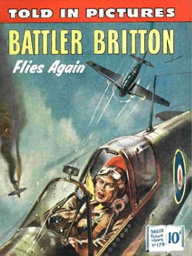 Cover of Battler Britton Flies Again