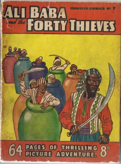 Cover of Ali Bara and the 40 Thieves
