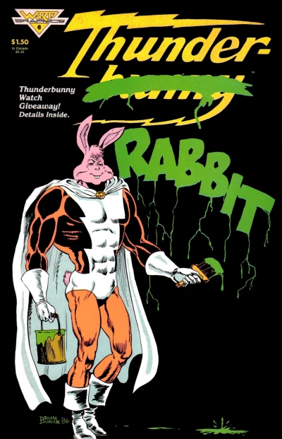 Cover of Thunderbunny vs. Thunderrabbit; It's About Time