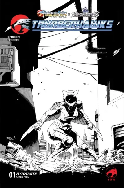 Cover of Cover I 1:10 Declan Shalvey Black & White Variant