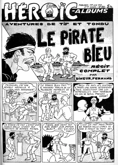 Cover of Le pirate bleu