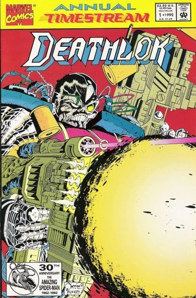 Cover of Timestream; Show and Tell; Ryker's Journal; Deathlok's Scrapbook;