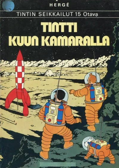 Cover of  Tintti kuun kamaralla