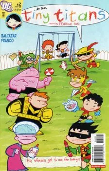 Cover of Just-A-Swingin';  Shadows of Love;  Easy Bake Cyborg;  Beast Boy of Steel;  Charbroiled Goodness