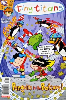 Cover of Zoology 101;  Sidekick's Superhero;  Li'l Bro Jericho;  Batcave Action Playset