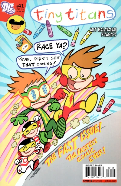 Cover of The Fast issue! The Fastest Comic Ever!