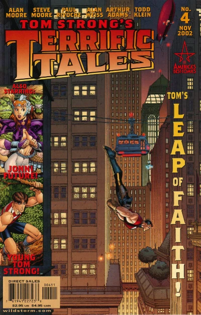 Cover of Tom Strong's Leap of Faith; The Witch of The World's End; Young Tom Strong And The Fairy of The Foam