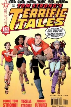 Tom Strong in The Dark Inside; Tesla Time; Young Tom Strong And the Fiend of The Forgotten Shore; The Halfway House