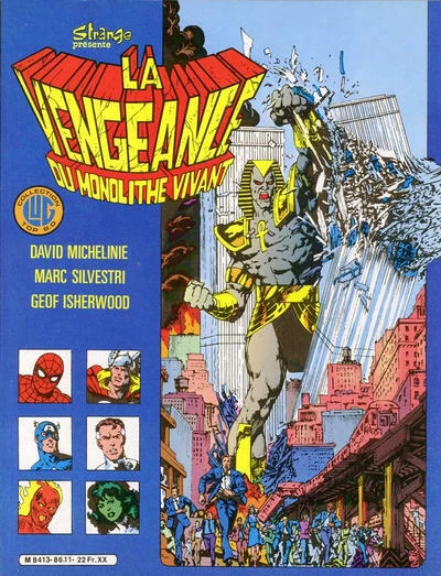 Cover of La vengeance du Monolithe Vivant