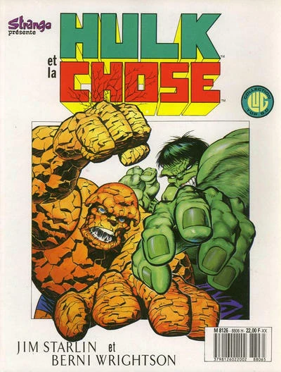 Cover of Hulk et la Chose