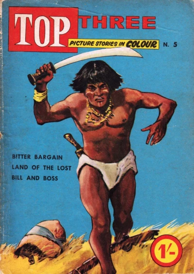 Cover of Bitter Bargain; Land of the Lost; Bill and Boss