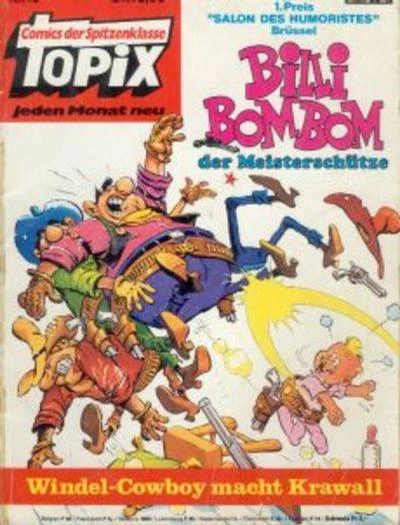 Cover of Billi Bombom - Windel-Cowboy macht Krawall