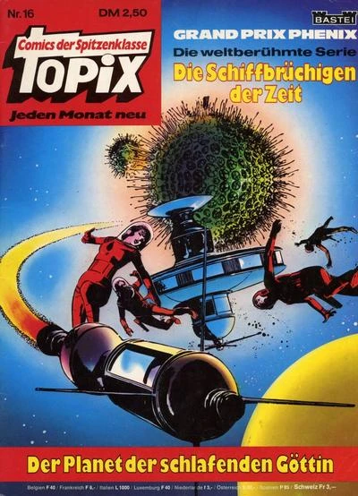Cover of Die Schiffbrüchigen der Zeit - Der Planet der schlafenden Göttin