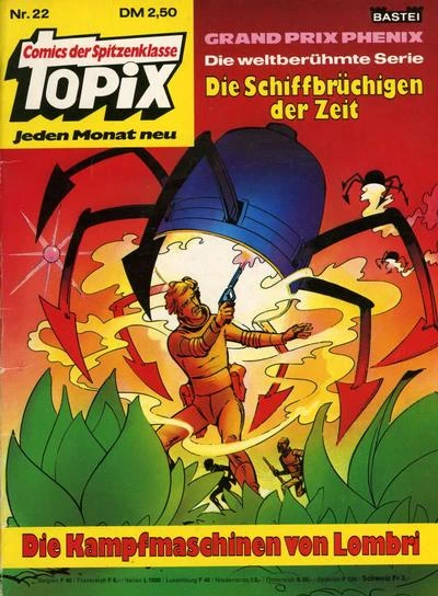 Cover of Die Schiffbrüchigen der Zeit - Die Kampfmaschinen von Lombri