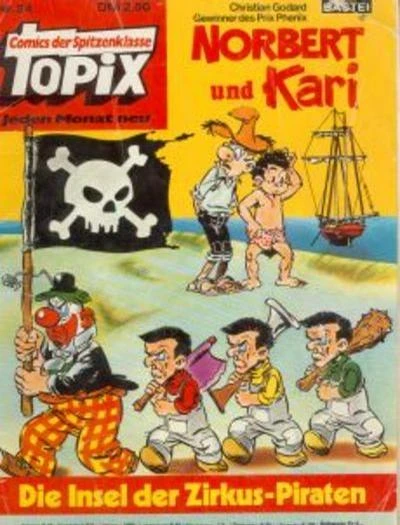 Cover of Norbert und Kari - Die Insel der Zirkus-Piraten