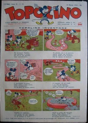 Cover of Topolino inventore