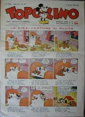 Cover of Le disavventure di Pluto