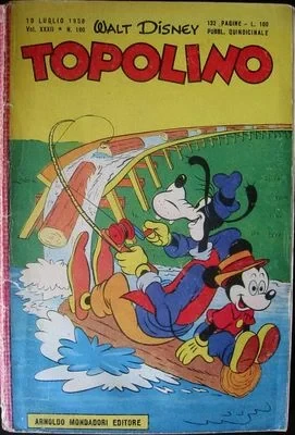 Cover of Paperino e l'isola delle scimmie afflitte (p.1)