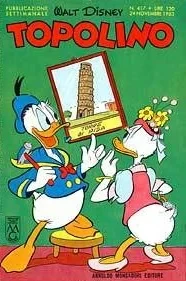 Cover of Il rotocalco di Paperino: astronauta per ripicca