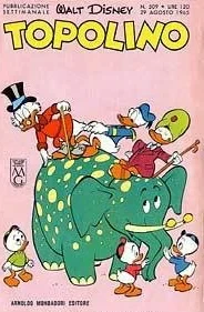 Cover of Paperino e l'elefante picchiettato