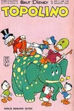 Paperino e l'elefante picchiettato