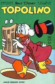 Cover of Paperino miliardario in prova