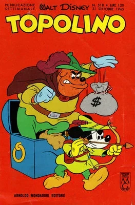 Cover of Topolino nei panni di Robin Hood
