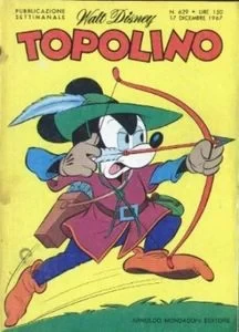 Cover of Topolino partigiano di Robin Hood