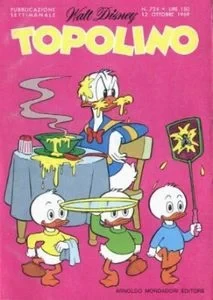 Cover of Topolino e la classica su strada