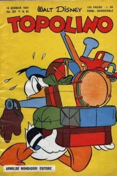 Paperino e il cammello natalizio