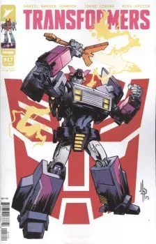 Cover of 2nd Printing Jason Howard Autobot