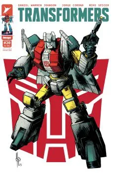 Cover of 2nd Printing Jason Howard Autobot