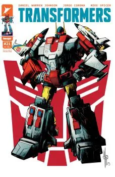 Cover of 2nd Printing Jason Howard Autobot