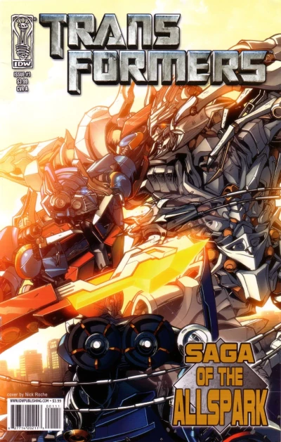Cover of Optimus Prime/Megatron