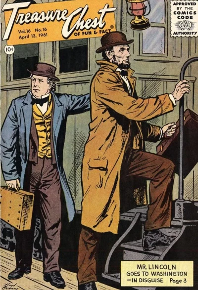 Cover of Mr. Lincoln goes to Washington- in disguise