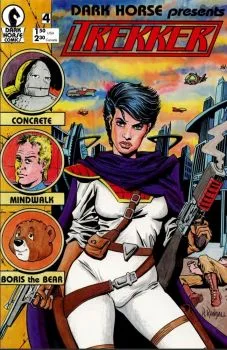 Cover of Trekker; Concrete; Mindwalk; Boris the Bear