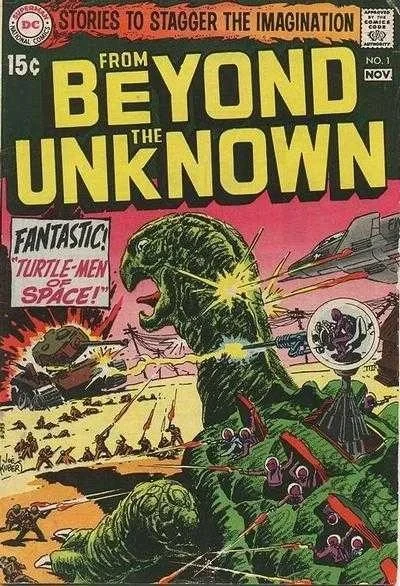 Cover of Turtle-men of Space!; The Unknown Spaceman; Star-Actor of the Starways