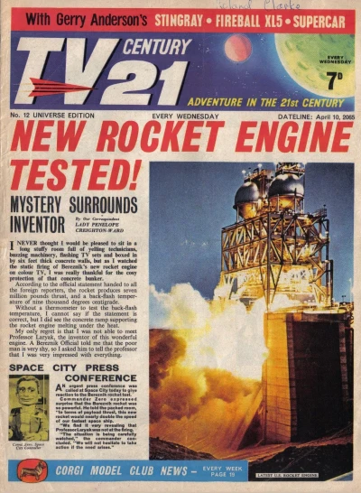 Cover of New Rocket Engine Tested!
