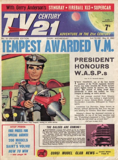 Cover of Tempest Awarded V.M.; The Daleks Are Coming