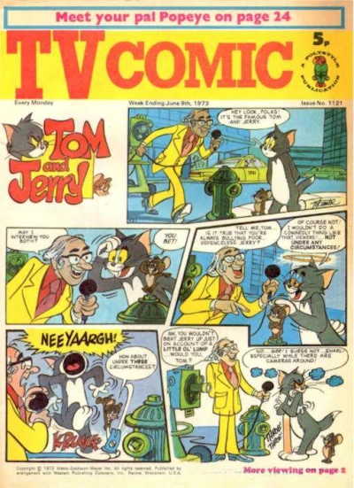 Cover of Tom and Jerry ; Meet Your Pal Popeye