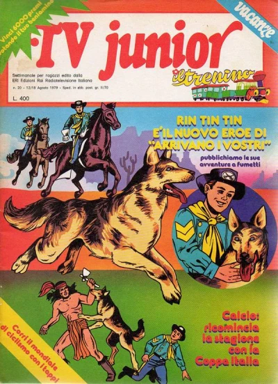 Cover of Rin Tin Tin è il Nuovo Eroe di "Arrivano i Vostri"
