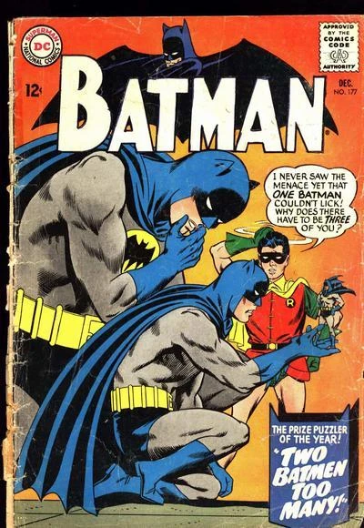 Cover of Two Batmen Too Many
