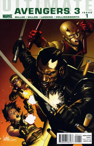 Cover of Blade versus the Avengers, Part One of Six