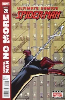 Cover of Spider-Man No More, Part 4; Ultimate Amazing Fantasy #14 - Here Comes... Bombshell