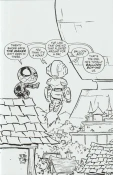 Cover of Skottie Young Incentive B&W Virgin Variant (1:100)