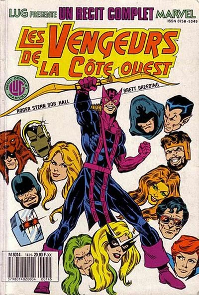 Cover of Les Vengeurs de la Cote Ouest