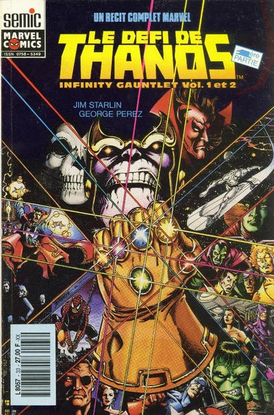 Cover of Le Defi de Thanos